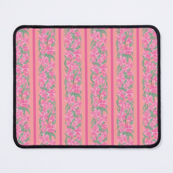 Item preview, oleander stripe - toxic summer - orange light pink designed and sold by Stephanie Fiona Design.