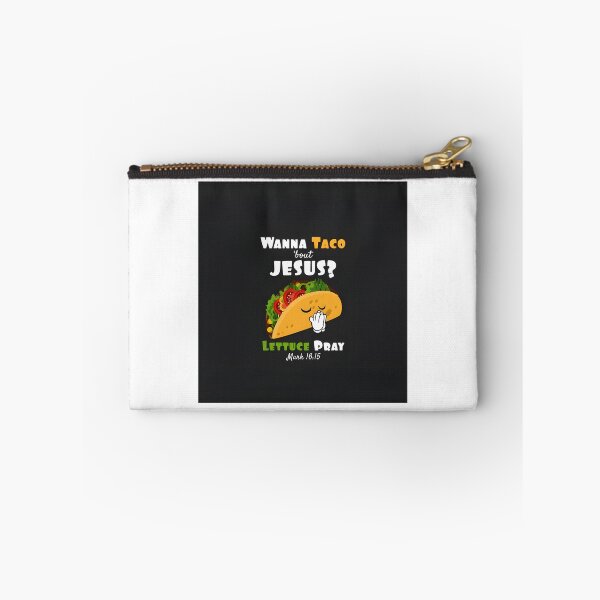 Item preview, Wanna Taco 'Bout Jesus Lettuce Pray Funny Food and Faith Illustration designed and sold by pzyyy.