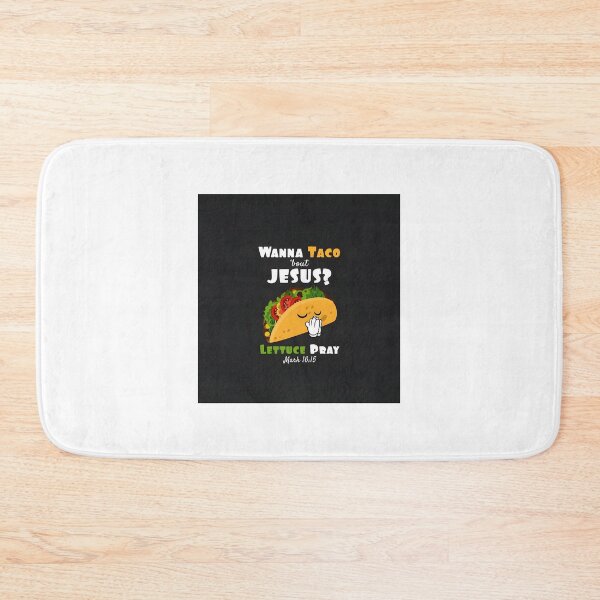 Item preview, Wanna Taco 'Bout Jesus Lettuce Pray Funny Food and Faith Illustration designed and sold by pzyyy.