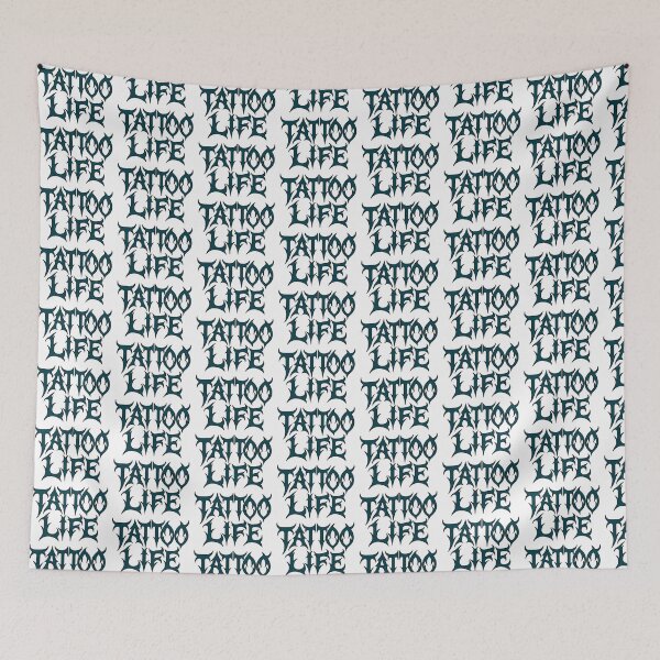 Item preview, Tattoo Life Gothic Lettering Tattoo Lover Design designed and sold by TeeTimeTreasure.