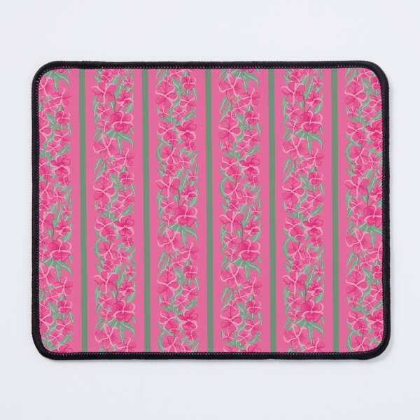 Item preview, oleander stripe - toxic summer - pink green designed and sold by Stephanie Fiona Design.