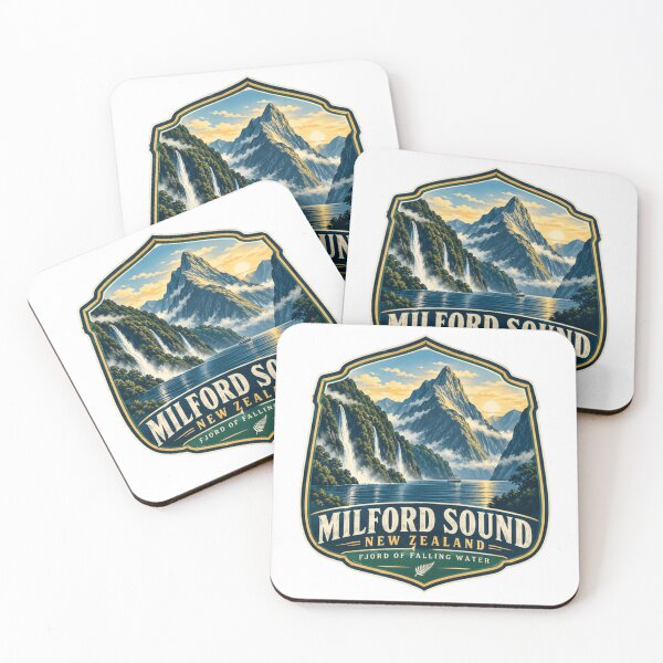 Item preview, Milford Sound New Zealand Fjord Of Falling Water Travel Souvenir Tourist designed and sold by Simsimah26Parks.