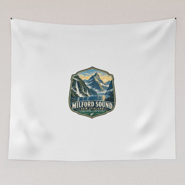 Item preview, Milford Sound New Zealand Fjord Of Falling Water Travel Souvenir Tourist designed and sold by Simsimah26Parks.