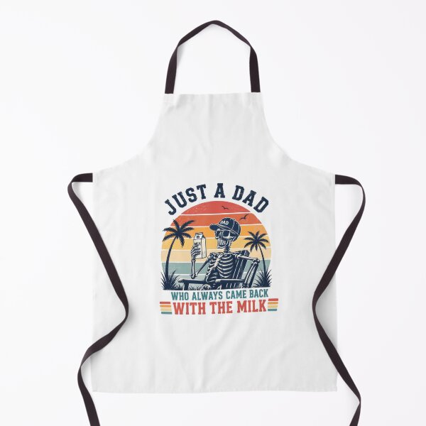 Item preview, Just A Dad Who Always Came Back With The Milk Funny Fatherhood Papa Gift designed and sold by SkeletonsDanger.