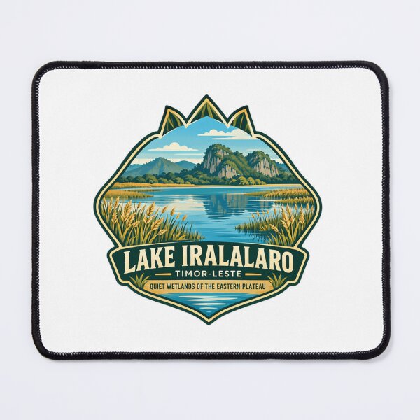 Item preview, Lake Iralalaro Timor-Leste Quiet Wetlands Of The Eastern Plateau Travel Souvenir designed and sold by Simsimah26Parks.