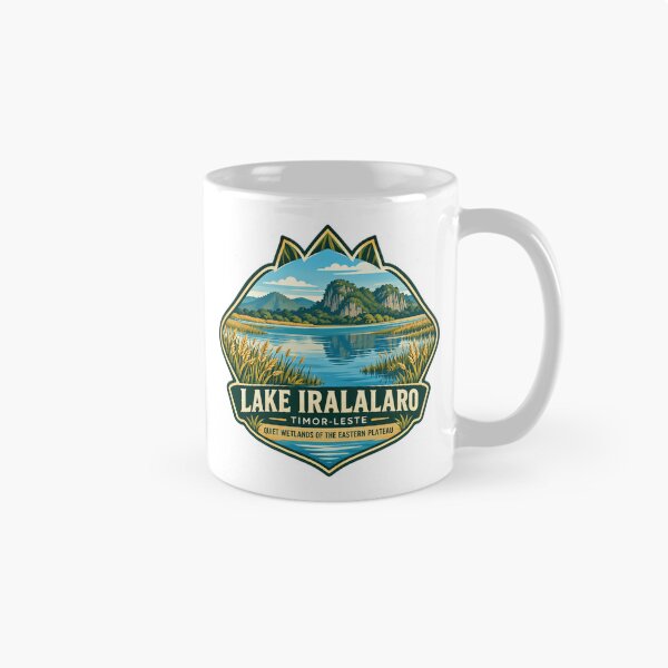 Item preview, Lake Iralalaro Timor-Leste Quiet Wetlands Of The Eastern Plateau Travel Souvenir designed and sold by Simsimah26Parks.