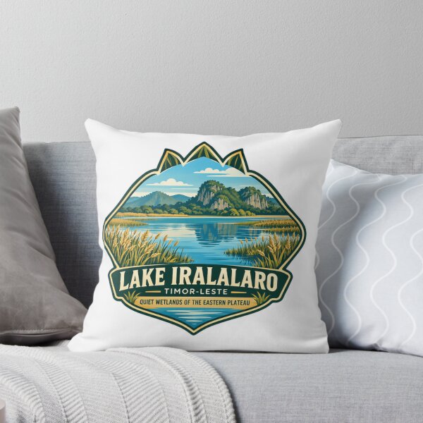 Item preview, Lake Iralalaro Timor-Leste Quiet Wetlands Of The Eastern Plateau Travel Souvenir designed and sold by Simsimah26Parks.