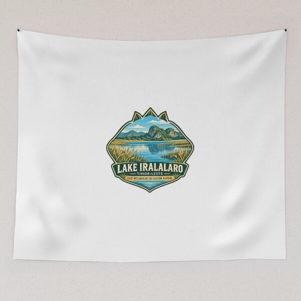 Item preview, Lake Iralalaro Timor-Leste Quiet Wetlands Of The Eastern Plateau Travel Souvenir designed and sold by Simsimah26Parks.