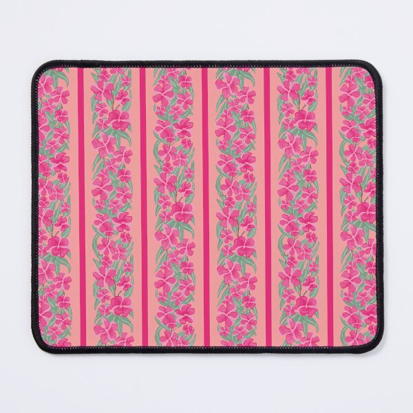 Item preview, oleander stripe - toxic summer - orange dark pink designed and sold by Stephanie Fiona Design.