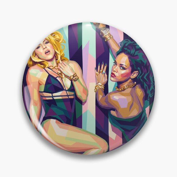 Item preview, Shakira and Rihanna Wpap Pop Art designed and sold by SiksisArt.