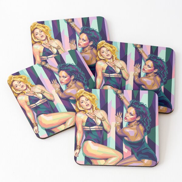 Item preview, Shakira and Rihanna Wpap Pop Art designed and sold by SiksisArt.