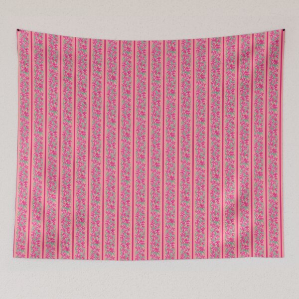 Item preview, oleander stripe - toxic summer - orange dark pink designed and sold by Stephanie Fiona Design.