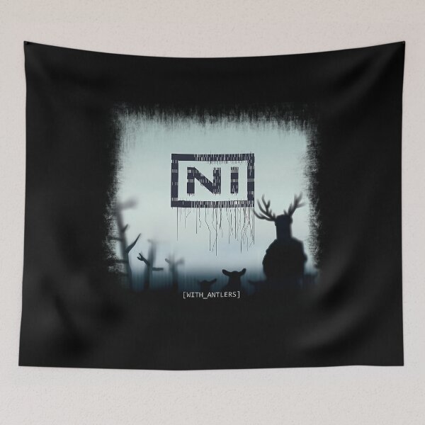 Item preview, Ni Knights With Antlers Album Cover Parody-Music Lovers Humor designed and sold by LouisPerrier.