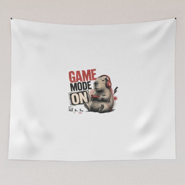 Item preview, Game Mode On Capybara Gamer Video Game Animal Lover designed and sold by JonesFlora2025.