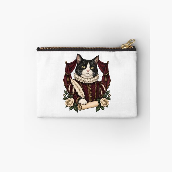 Item preview, Playwright Tudor Poet Black Cat Art    designed and sold by Old's Cool Cat Studio.