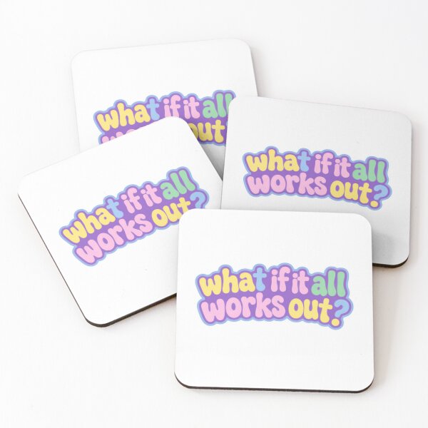 Item preview, What If It All Works Out? Positive Optimism Hope Encouragement Wellness Mindset designed and sold by HumansStuck12.