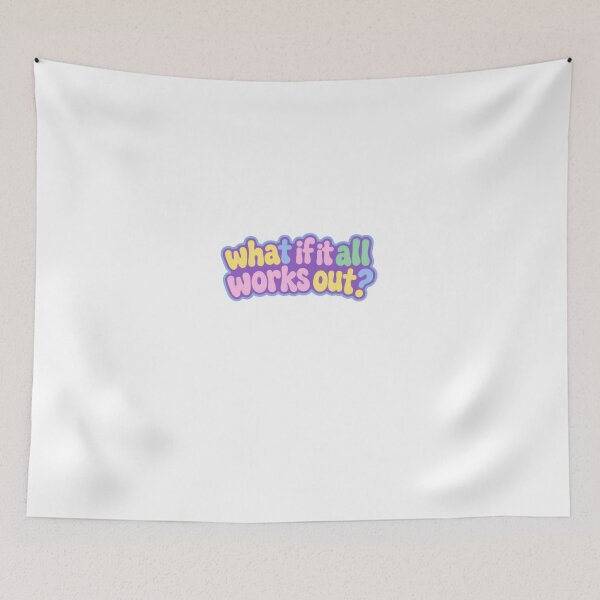 Item preview, What If It All Works Out? Positive Optimism Hope Encouragement Wellness Mindset designed and sold by HumansStuck12.