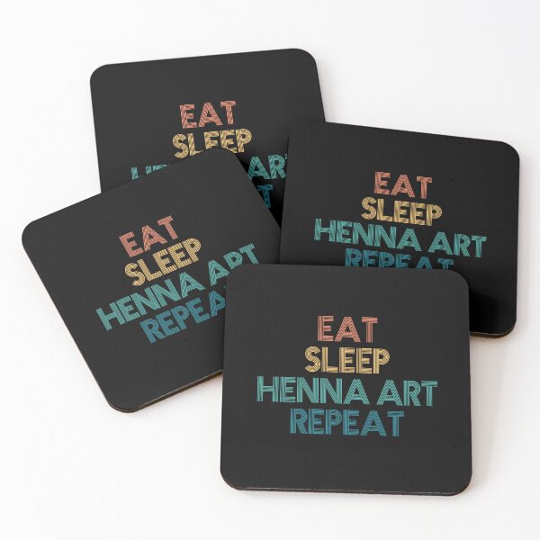 Item preview, Eat Sleep Henna Art Repeat - Gift For Henna Art Fans designed and sold by kindxinn.