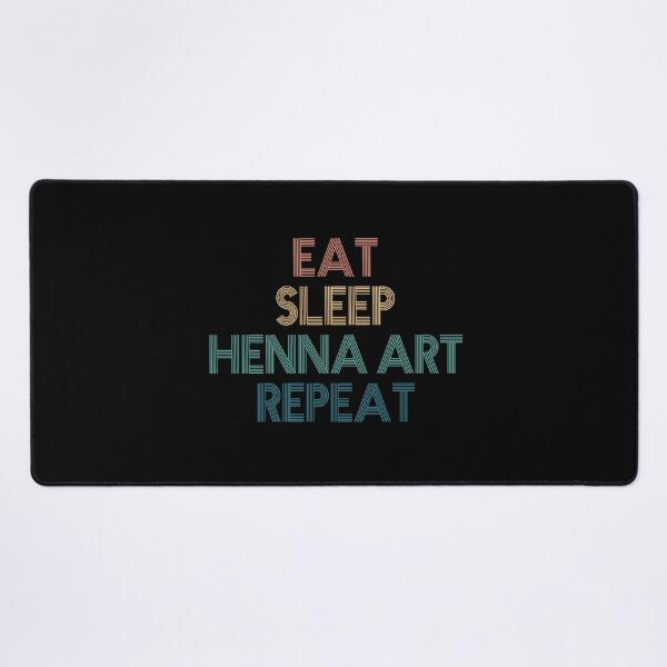 Item preview, Eat Sleep Henna Art Repeat - Gift For Henna Art Fans designed and sold by kindxinn.