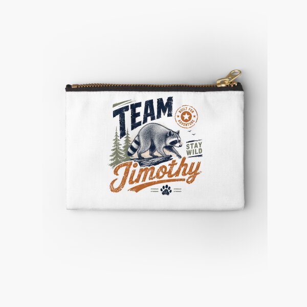 Item preview, Team Timothy Raccoon Built For Adventure Stay Wild Wildlife Name Gift designed and sold by SkeletonsDanger.