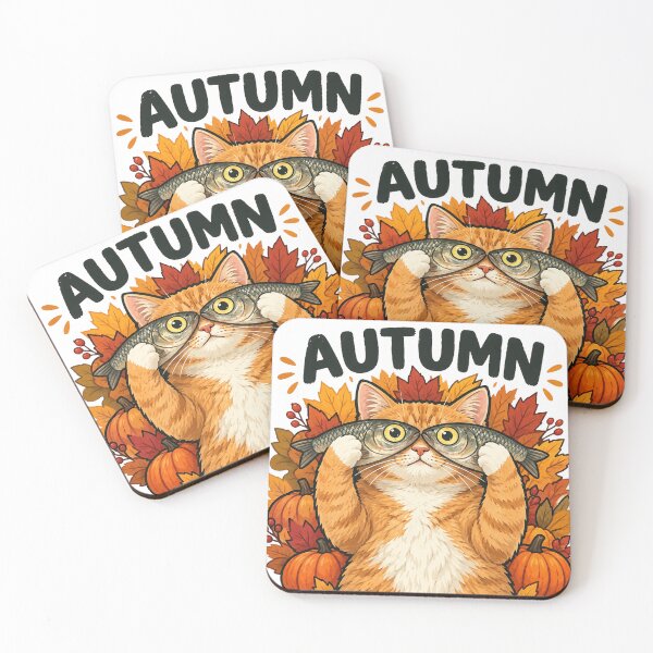 Item preview, Autumn Pumpkin Cat designed and sold by maximinano100k.