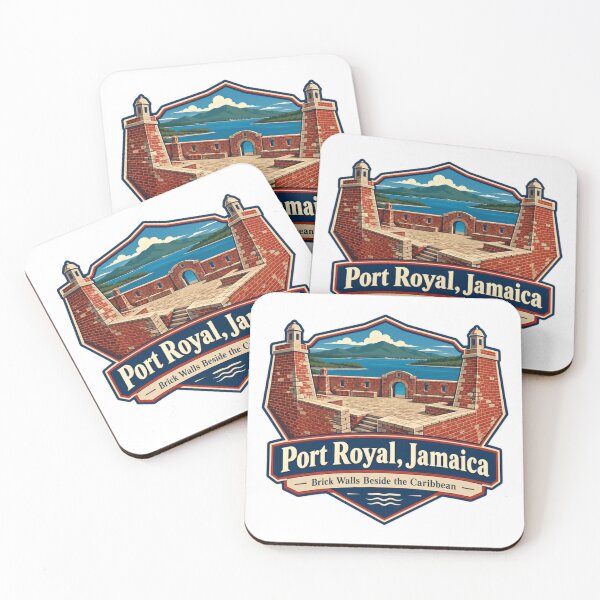 Item preview, Port Royal, Jamaica Brick Walls Beside The Caribbean Historical Landmark Travel Souvenir designed and sold by Star3NowForMe.