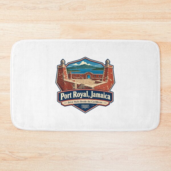 Item preview, Port Royal, Jamaica Brick Walls Beside The Caribbean Historical Landmark Travel Souvenir designed and sold by Star3NowForMe.
