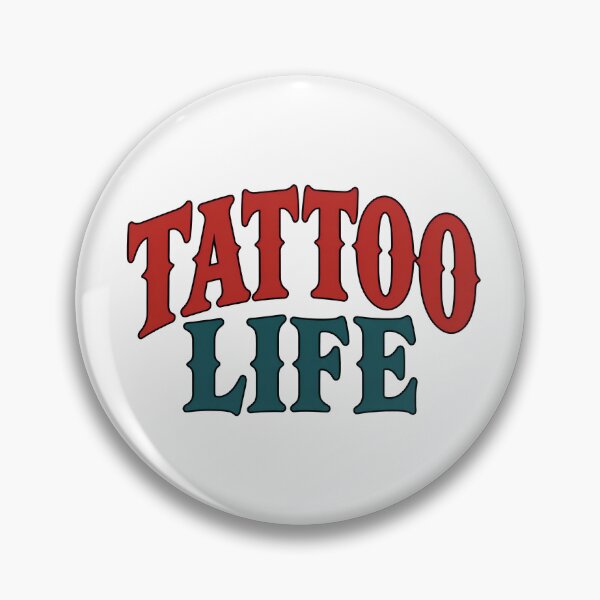 Item preview, Tattoo Life Gothic Lettering Tattoo Lover Design designed and sold by TeeTimeTreasure.