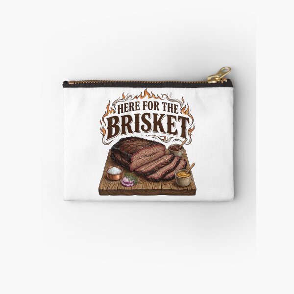 Item preview, Here For The Brisket BBQ Smoked Meat Pitmaster designed and sold by designwiss.