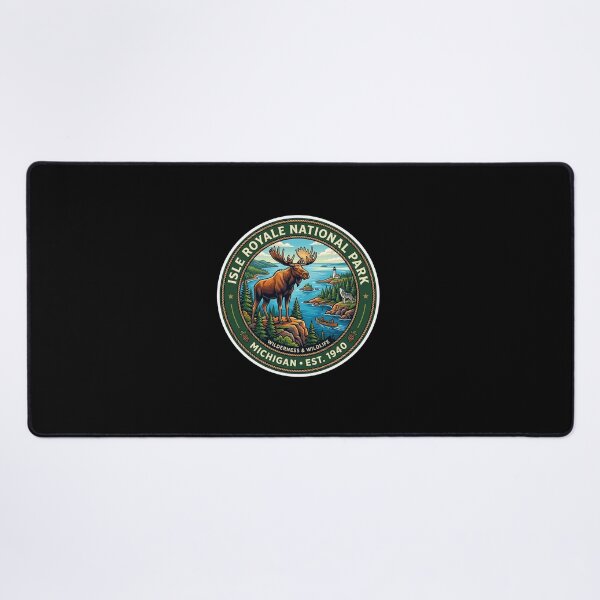 Item preview, Isle Royale National Park Michigan 1940 designed and sold by TulipaGraphics.