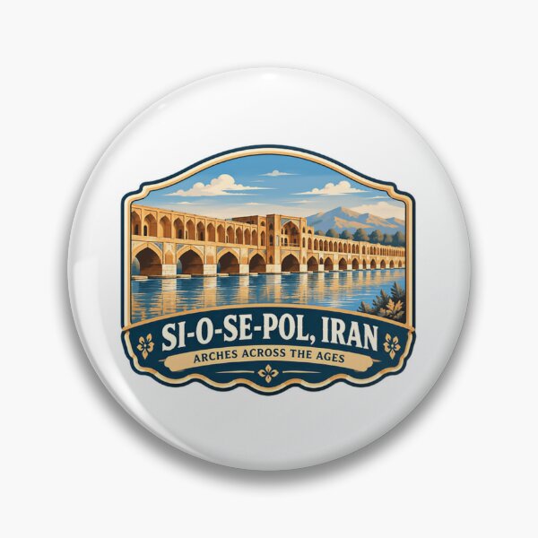 Item preview, Si-O-Se-Pol, Iran Arches Across The Ages Persian Landmark Travel Heritage designed and sold by Star3NowForMe.