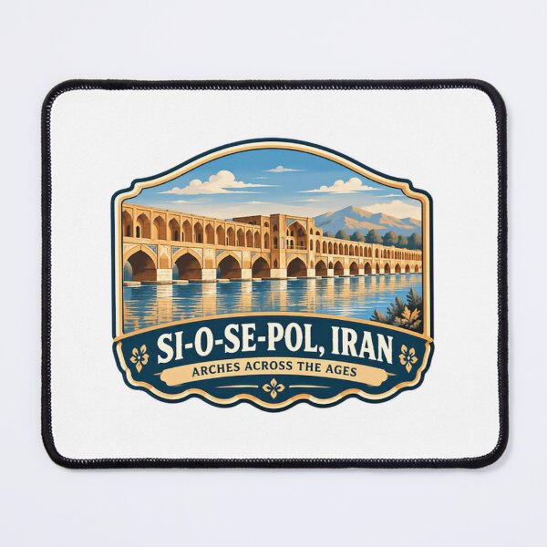 Item preview, Si-O-Se-Pol, Iran Arches Across The Ages Persian Landmark Travel Heritage designed and sold by Star3NowForMe.