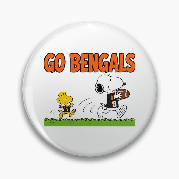 Item preview, Snoopy & Woodstock Cincinnati Bengals Football Retro F440 designed and sold by GLUVY-THEME.
