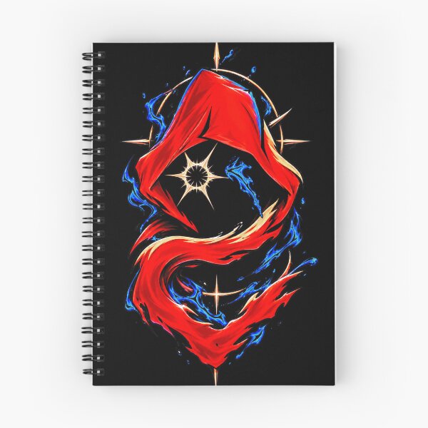 Item preview, Mystic Crimson Hood With Magical Blue Flames designed and sold by Munib302.