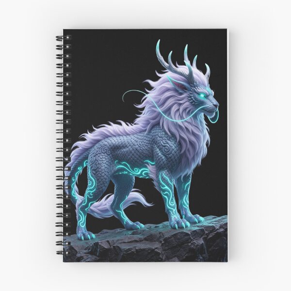 Item preview, Neon Mythical Dragon Lion Spirit designed and sold by unboxedbyJuls.