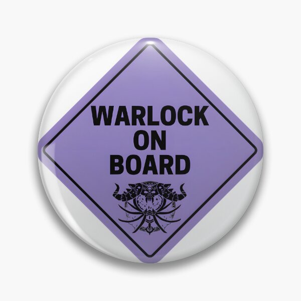 Item preview, Warlock Class Crest Fantasy Magic Emblem Design designed and sold by Taimahua Terupo.