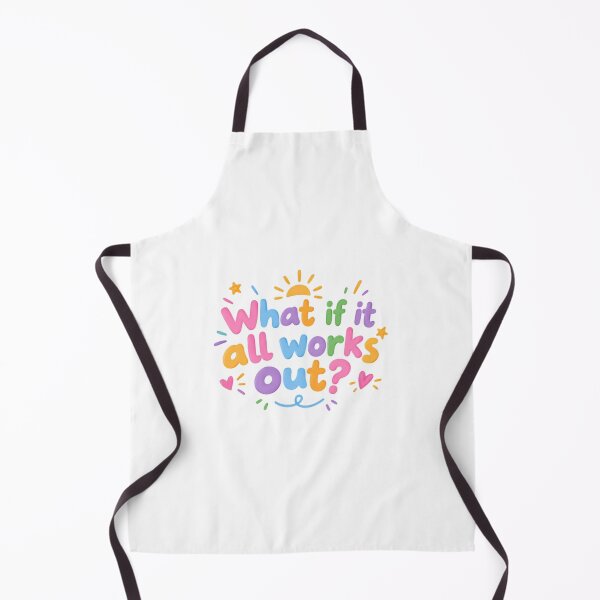 Item preview, What If It All Works Out Positive Motivational Hopeful Quote Optimism designed and sold by HumansStuck12.