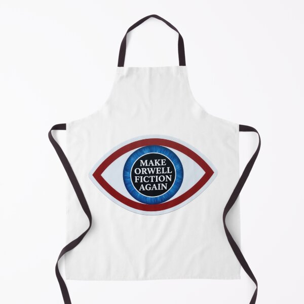 Item preview, Make Orwell Fiction Again Big Brother Eye 1984 Dystopian Book Lover Political Satire designed and sold by raedattia.