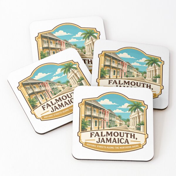 Item preview, Falmouth Jamaica Historic Streets Along The Northern Shore Caribbean Travel Vacation Tourist designed and sold by Star3NowForMe.