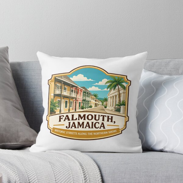 Item preview, Falmouth Jamaica Historic Streets Along The Northern Shore Caribbean Travel Vacation Tourist designed and sold by Star3NowForMe.