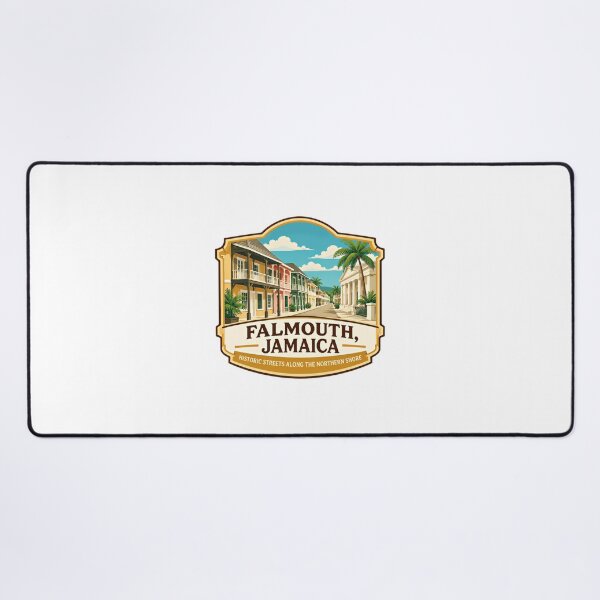 Item preview, Falmouth Jamaica Historic Streets Along The Northern Shore Caribbean Travel Vacation Tourist designed and sold by Star3NowForMe.