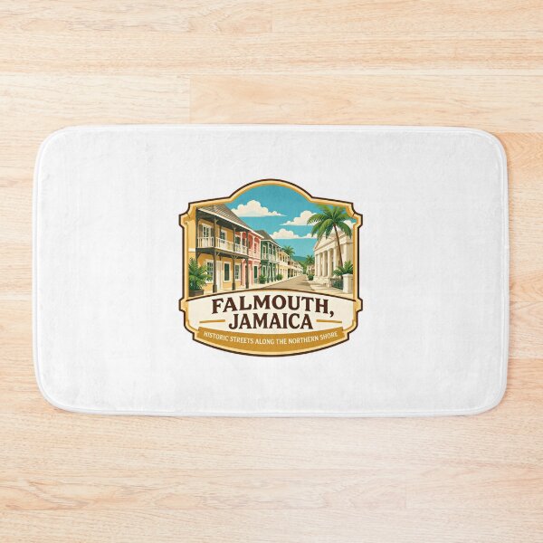Item preview, Falmouth Jamaica Historic Streets Along The Northern Shore Caribbean Travel Vacation Tourist designed and sold by Star3NowForMe.