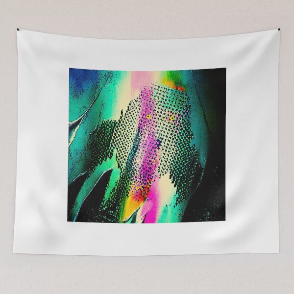 Item preview, Abstract Halftone Alien Mask Art designed and sold by douglastannet.