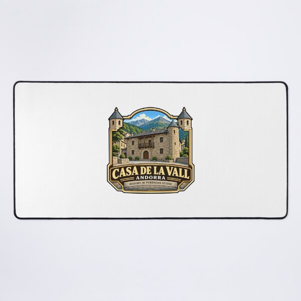 Item preview, Casa De La Vall Andorra History In Pyrenean Stone European Travel Landmark designed and sold by Star3NowForMe.
