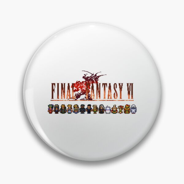 Item preview, Final Fantasy VI. Logo Game 8 bit designed and sold by DUA-Collection.