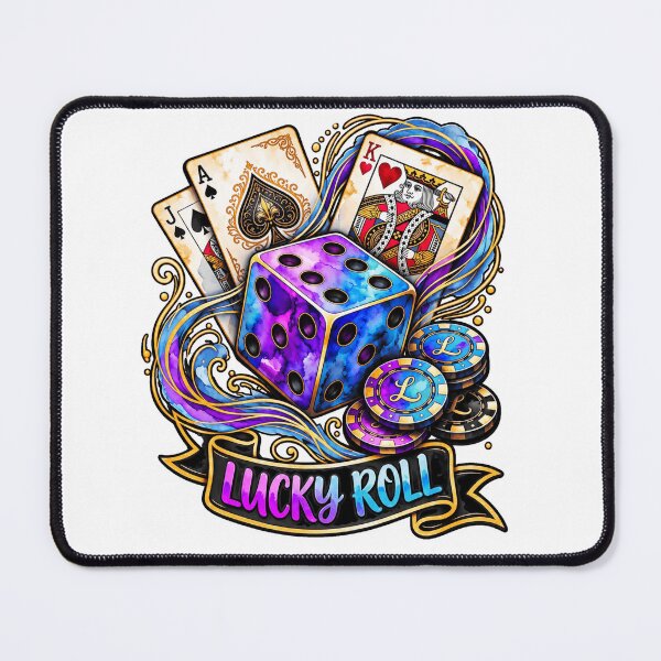 Item preview, Lucky Roll Magical Dice And Poker Cards designed and sold by Munib302.