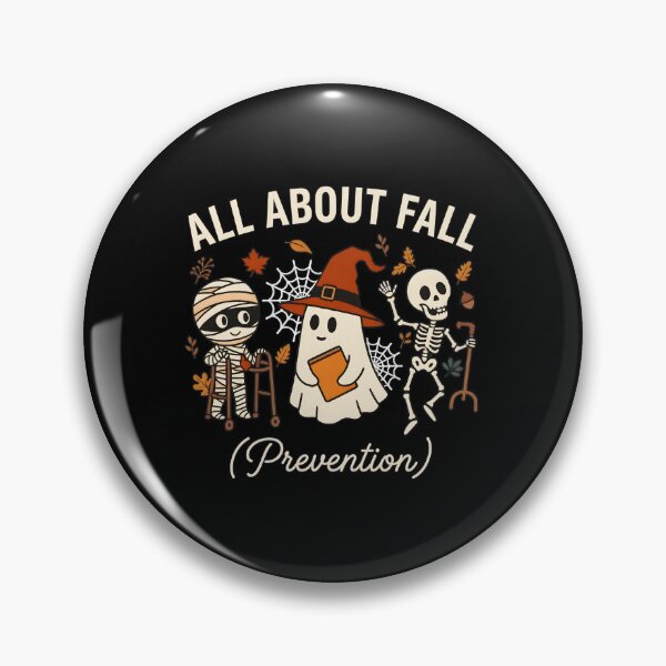 Item preview, All About Fall Prevention Cute Halloween Characters Art designed and sold by OlyvieArt.