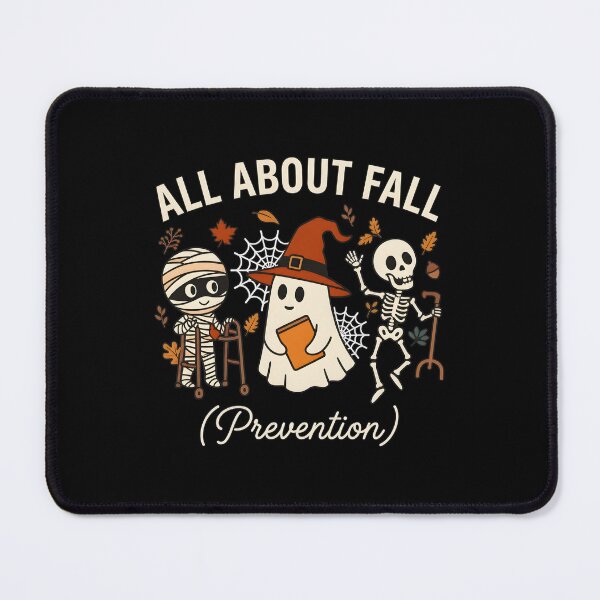 Item preview, All About Fall Prevention Cute Halloween Characters Art designed and sold by OlyvieArt.