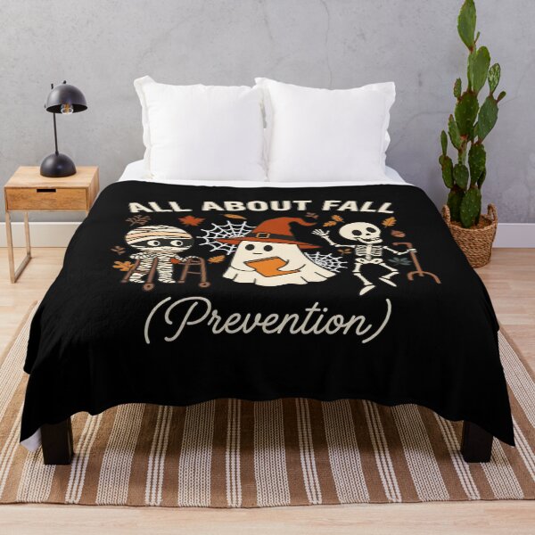 Item preview, All About Fall Prevention Cute Halloween Characters Art designed and sold by OlyvieArt.