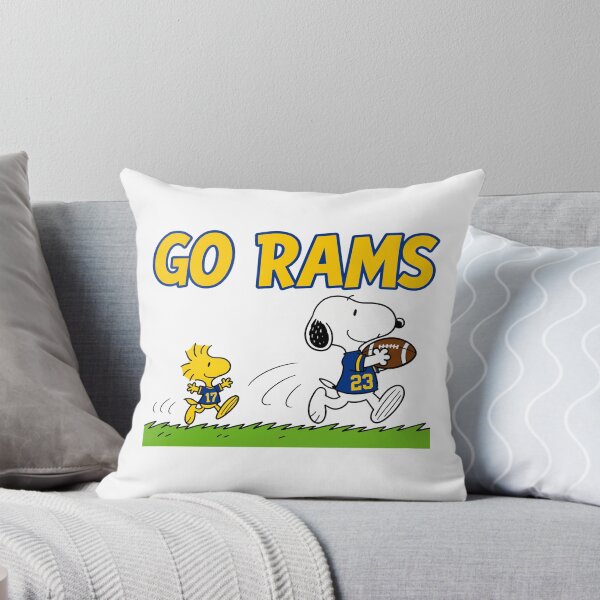 Item preview, Snoopy & Woodstock Los Angeles Rams Football Retro F441 designed and sold by GLUVY-THEME.